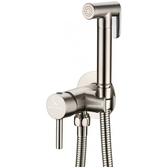 Набор для гигиенического душа Grocenberg GB001NK (со скрытой частью) никель - 2 Набор для гигиенического душа Grocenberg GB001NK (со скрытой частью) никель фото 2