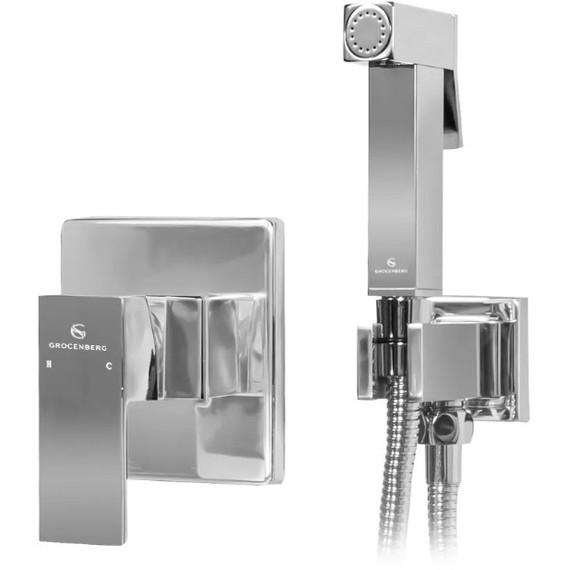 Набор для гигиенического душа Grocenberg GB1001CR (со скрытой частью) - 2 Набор для гигиенического душа Grocenberg GB1001CR (со скрытой частью) фото 2