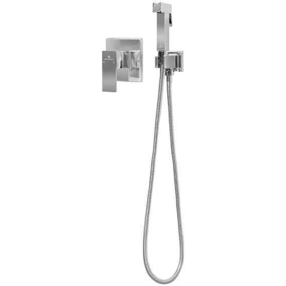 Набор для гигиенического душа Grocenberg GB1001CR (со скрытой частью) - 4 Набор для гигиенического душа Grocenberg GB1001CR (со скрытой частью) фото 4