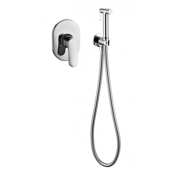 Набор для гигиенического душа Grocenberg GB1002CR (со скрытой частью) -  Набор для гигиенического душа Grocenberg GB1002CR (со скрытой частью) фото