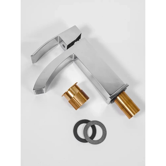 Набор смесителей 3 в 1 для ванны с коротким изливом Grocenberg GB1007CR фото 4