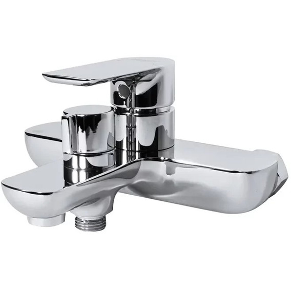 Набор смесителей 3 в 1 для ванны с коротким изливом Grocenberg GB1009CR фото 2