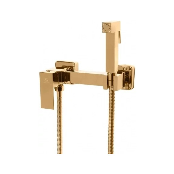 Набор для гигиенического душа Grocenberg GB101N-GO, золото - 3 Набор для гигиенического душа Grocenberg GB101N-GO, золото фото 3