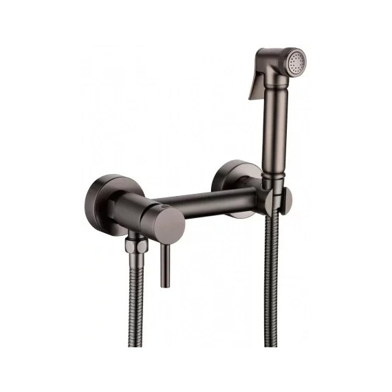 Набор для гигиенического душа Grocenberg GB103N-BG, графит - 2 Набор для гигиенического душа Grocenberg GB103N-BG, графит фото 2