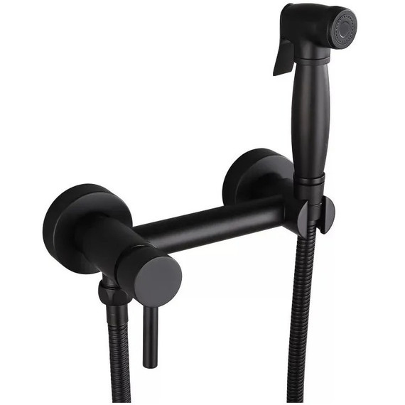 Набор для гигиенического душа Grocenberg GB103N-BL, чёрный матовый - 4 Набор для гигиенического душа Grocenberg GB103N-BL, чёрный матовый фото 4