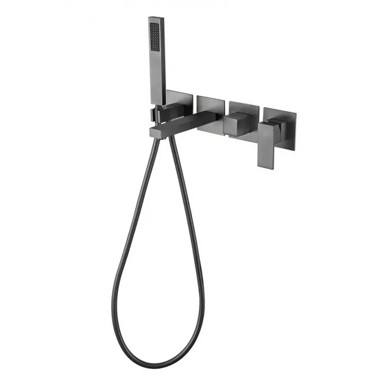 Смеситель для ванны Grocenberg GB5060BG, графит -  Смеситель для ванны Grocenberg GB5060BG, графит фото