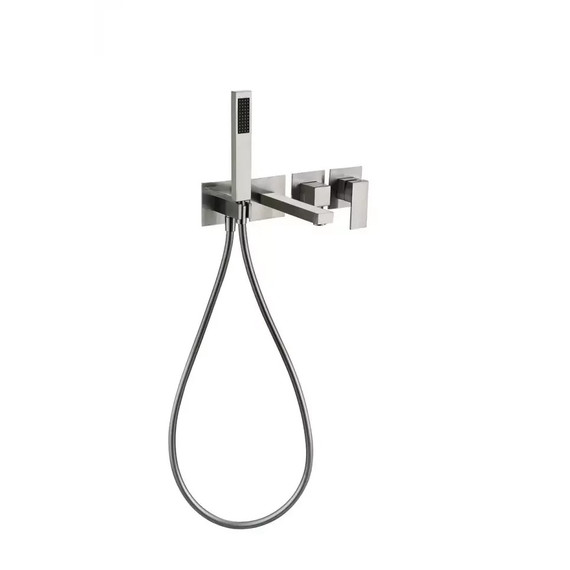 Смеситель для ванны Grocenberg GB5060NK, никель - 2 Смеситель для ванны Grocenberg GB5060NK, никель фото 2