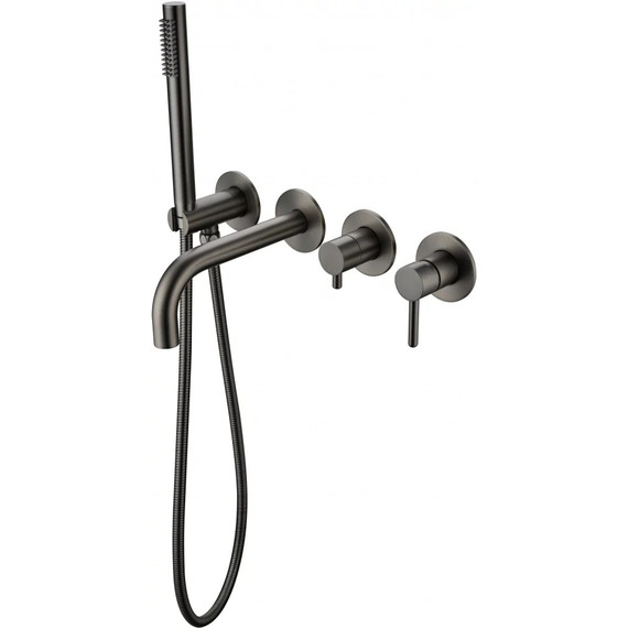 Смеситель для ванны Grocenberg GB5070BG, графит -  Смеситель для ванны Grocenberg GB5070BG, графит фото