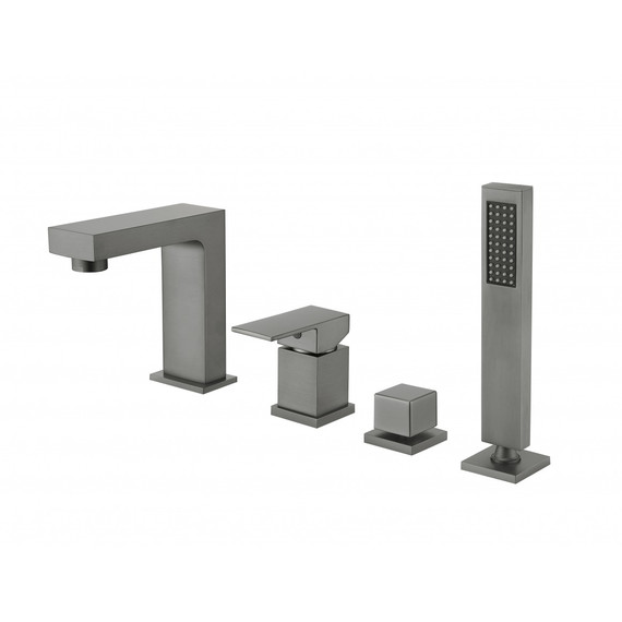 Смеситель для ванны Groсenberg GB6008-1BG, графит фото 