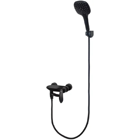 Смеситель для ванны Grocenberg GB8001BL, чёрный матовый фото 