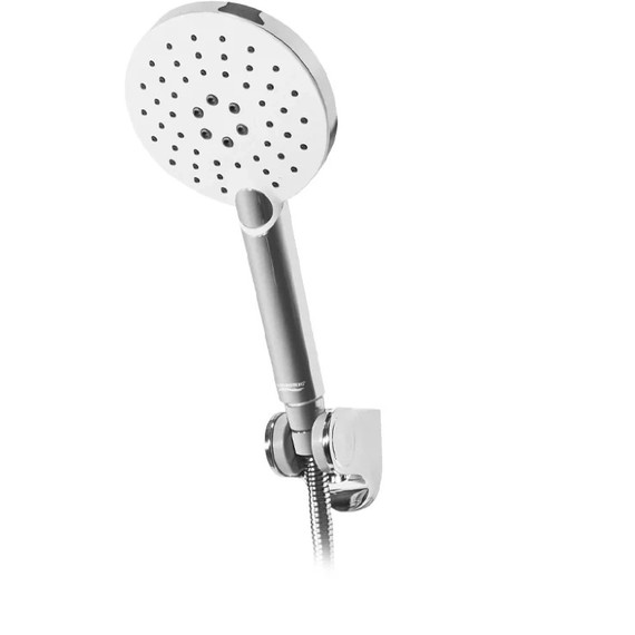 Смеситель для ванны Grocenberg GB8001WC, белый хром фото 3