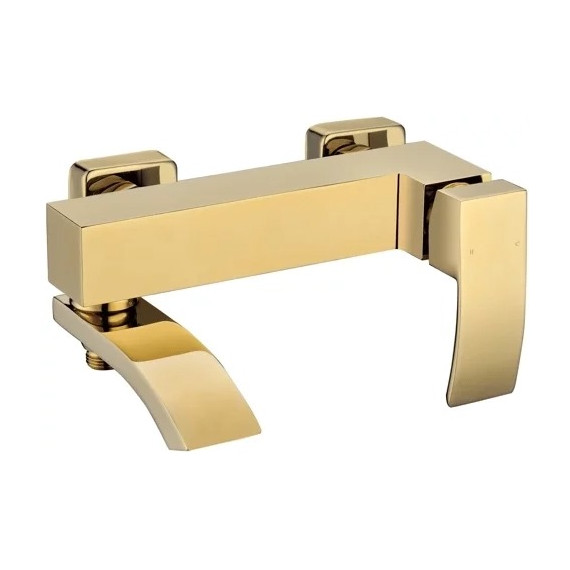 Смеситель для ванны Grocenberg GB8007MG, матовое золото фото 4