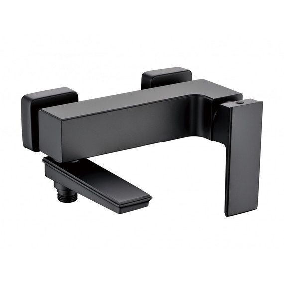 Смеситель для ванны Grocenberg GB8008BL, чёрный матовый фото 