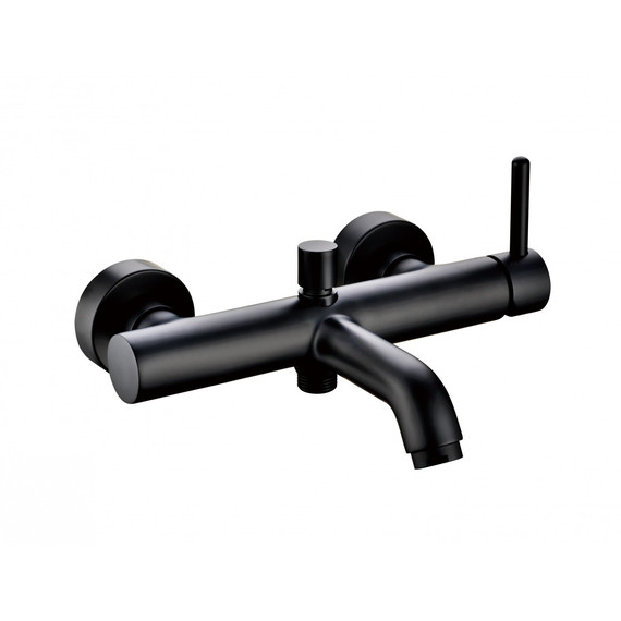 Смеситель для ванны Grocenberg GB8099BL, чёрный матовый фото 2