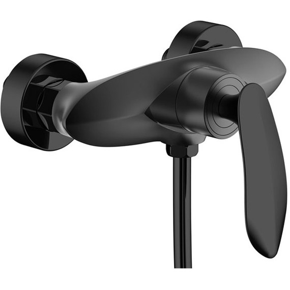 Смеситель для ванны Grocenberg GB9001BL, чёрный матовый фото 