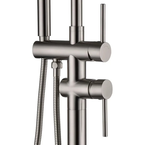 Смеситель для ванны Grocenberg GB900BG, графит фото 3