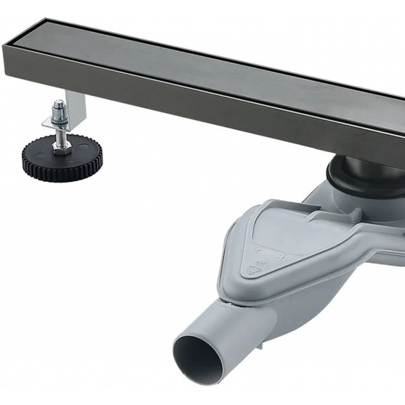 Трап Grocenberg 60 см T600BG, графит (под плитку) фото 2