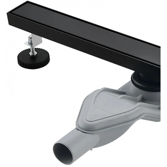 Трап Grocenberg 60 см T600BL, чёрный матовый (под плитку) фото 2