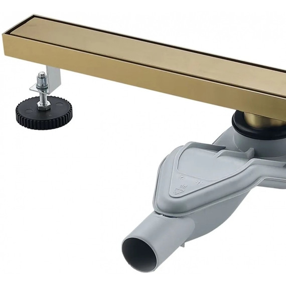 Трап Grocenberg 70 см T700MG, матовое золото (под плитку) фото 2