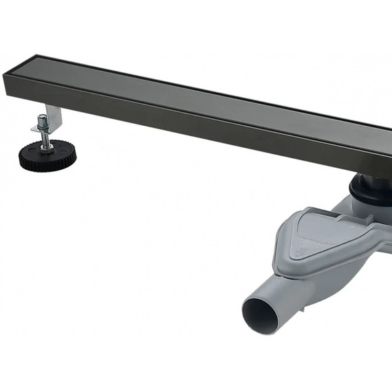 Трап Grocenberg 80 см T800BG, графит (под плитку) фото 2