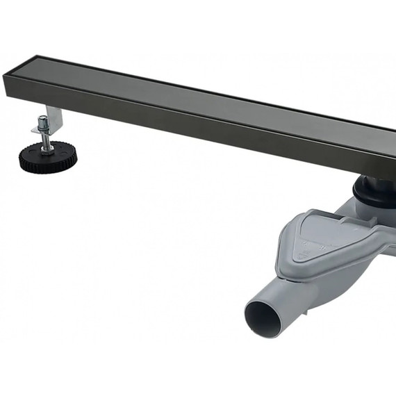 Трап Grocenberg 90 см T900BG, графит (под плитку) фото 2