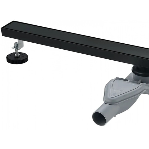 Трап Grocenberg 90 см T900BL, чёрный матовый (под плитку) фото 2