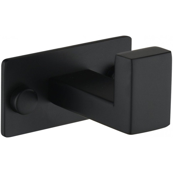 Крючок Grocenberg AC0011BL, цвет чёрный матовый фото 