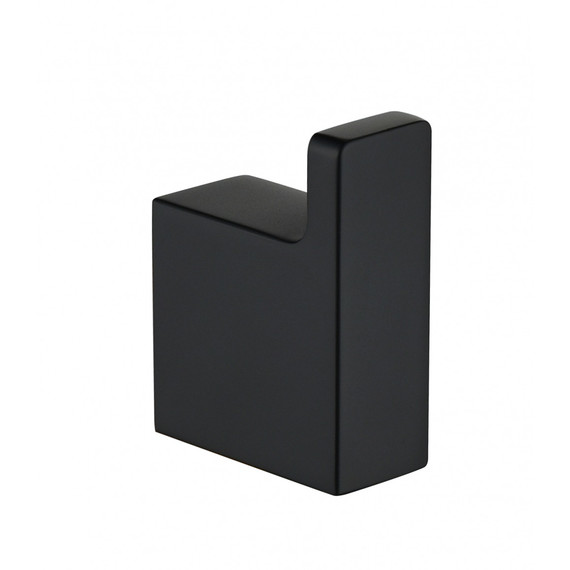 Крючок Grocenberg AC0017BL, цвет чёрный матовый фото 