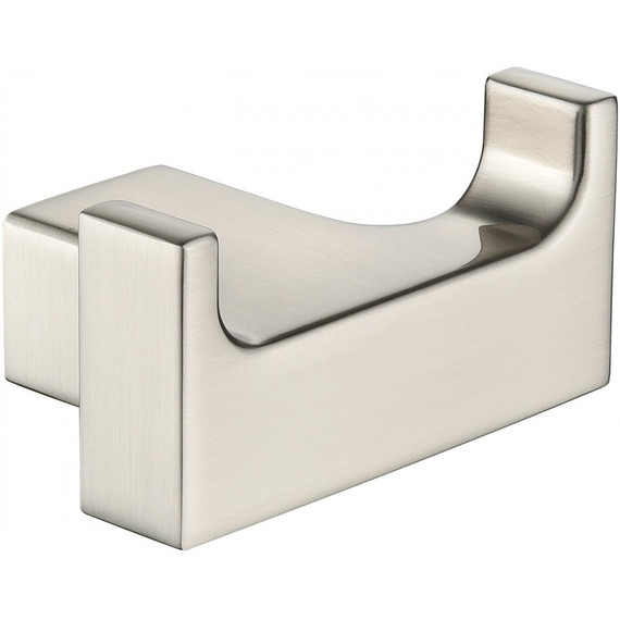 Двойной крючок Grocenberg AC0018NK, цвет никель фото 