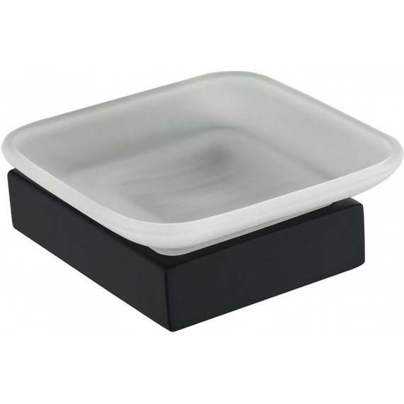 Мыльница Grocenberg AC0023BL, цвет чёрный матовый фото 