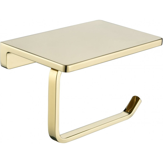 Держатель для туалетной бумаги Grocenberg AC0027GO, цвет золото -  Держатель для туалетной бумаги Grocenberg AC0027GO, цвет золото фото