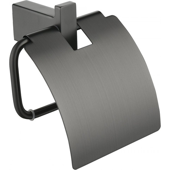 Держатель для туалетной бумаги Grocenberg AC0029BG, цвет графит -  Держатель для туалетной бумаги Grocenberg AC0029BG, цвет графит фото