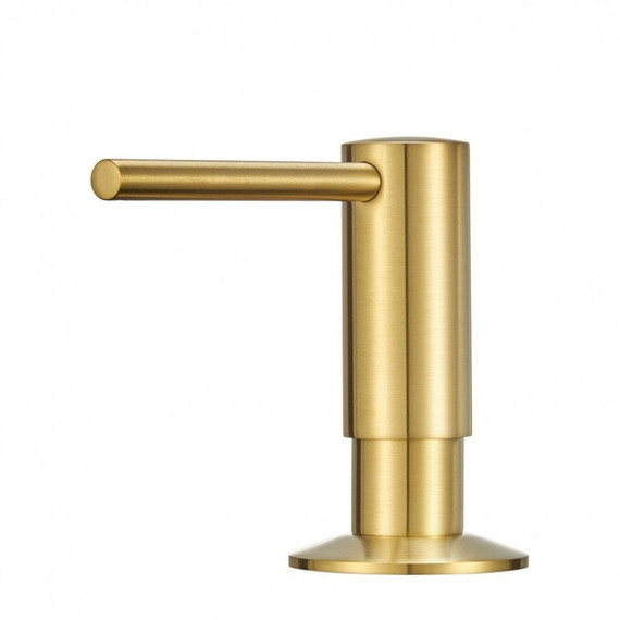 Дозатор для жидкого мыла Grocenberg AC0031MG, цвет матовое золото фото 2