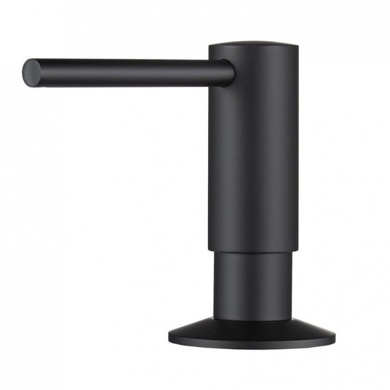 Дозатор для жидкого мыла Grocenberg AC0032BL, цвет чёрный матовый - 2 Дозатор для жидкого мыла Grocenberg AC0032BL, цвет чёрный матовый фото 2