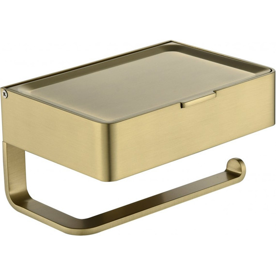 Держатель для туалетной бумаги Grocenberg AC0050MG, цвет матовое золото -  Держатель для туалетной бумаги Grocenberg AC0050MG, цвет матовое золото фото