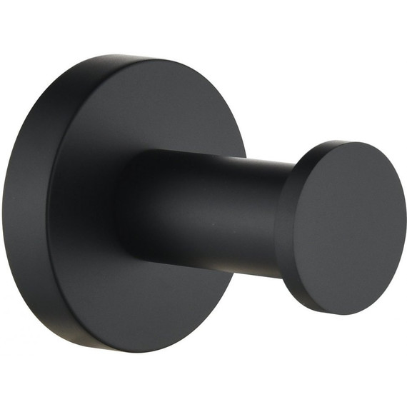 Крючок Grocenberg AC0061BL, цвет чёрный матовый фото 