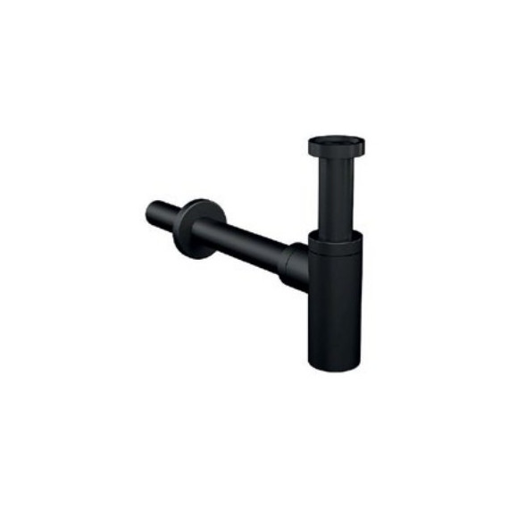Сифон для умывальника Grocenberg GB210BL, чёрный матовый фото 2