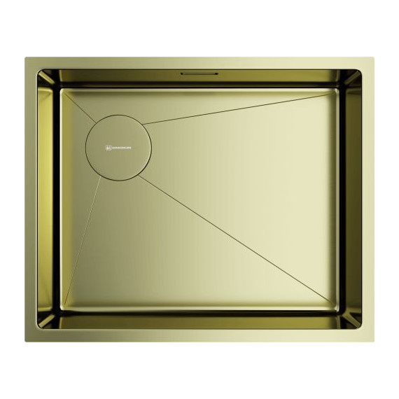 Кухонная мойка Omoikiri Taki 54-U/IF-L Side SF LG 1,2 мм 4997475, светлое золото фото 2