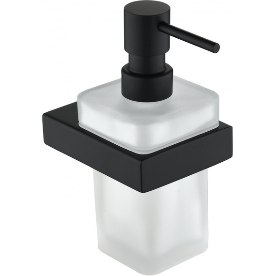Дозатор для жидкого мыла Grocenberg AC0028BL, цвет чёрный матовый -  Дозатор для жидкого мыла Grocenberg AC0028BL, цвет чёрный матовый фото