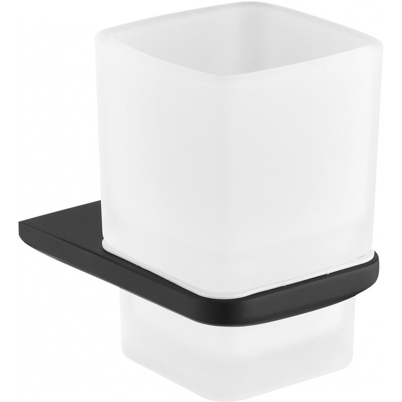 Стакан для зубных щеток Grocenberg AC0053BL, цвет чёрный матовый -  Стакан для зубных щеток Grocenberg AC0053BL, цвет чёрный матовый фото