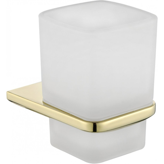 Стакан для зубных щеток Grocenberg AC0053GO, цвет золото -  Стакан для зубных щеток Grocenberg AC0053GO, цвет золото фото