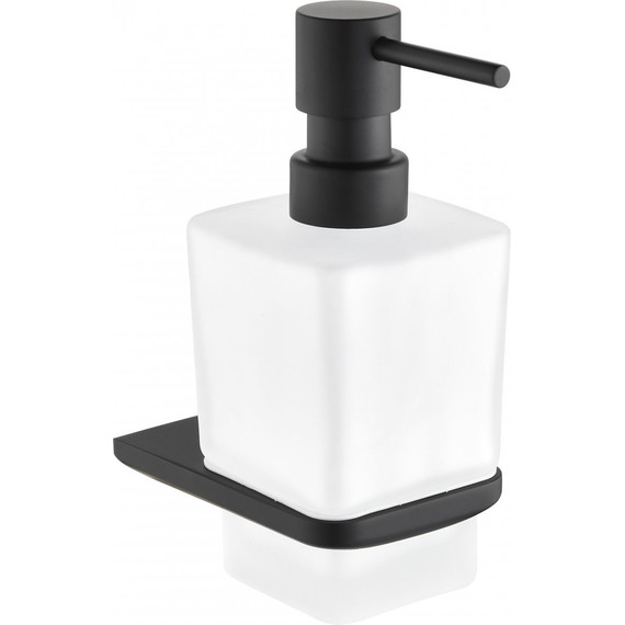 Дозатор для жидкого мыла Grocenberg AC0064BL, цвет чёрный матовый -  Дозатор для жидкого мыла Grocenberg AC0064BL, цвет чёрный матовый фото