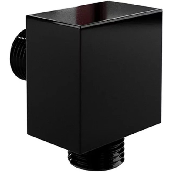 Шланговое подсоединение Grocenberg GB105BL, чёрный матовый фото 