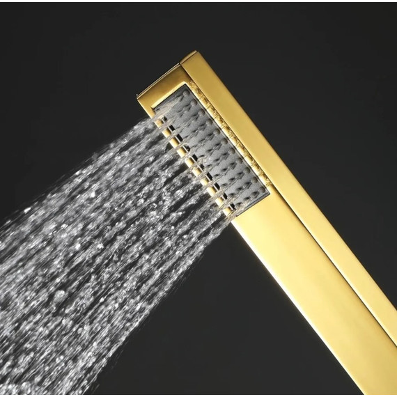 Ручной душ Grocenberg GB180GO, золото фото 4