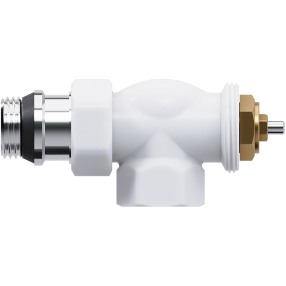 Вентиль термостатический осевой Royal Thermo 1/2"М30х1,5 RATVDO11212WH, белый фото 4