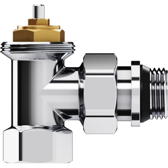 Вентиль термостатический угловой Royal Thermo Design 1/2"М30х1,5 RATVDU11212CH фото 4