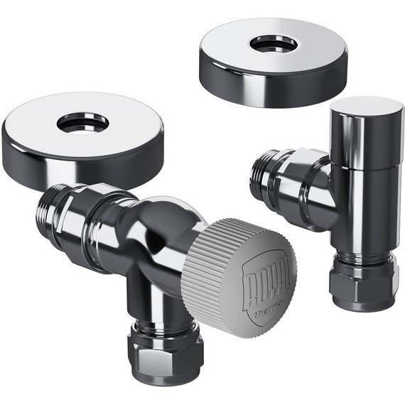 Вентиль термостатический осевой Royal Thermo Design Pro 15мм М30х1,5 RATVXO11215CH фото 2