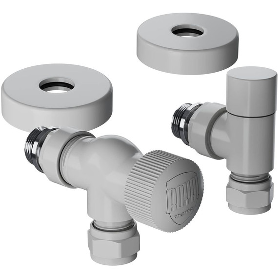 Вентиль термостатический осевой Royal Thermo Design Pro 15мм М30х1,5 RATVXO11215WH, белый фото 2