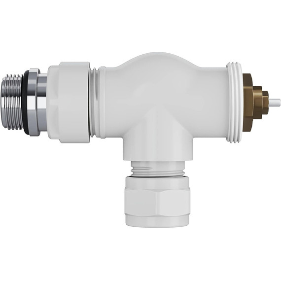 Вентиль термостатический осевой Royal Thermo Design Pro 15мм М30х1,5 RATVXO11215WH, белый фото 4