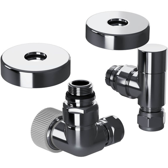 Вентиль термостатический трехосевой Royal Thermo Design Pro 15мм М30х1,5 RATVXT11215CH фото 2